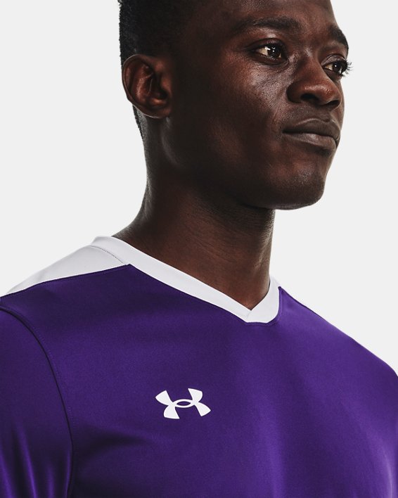 Men's UA Maquina 3.0 Jersey in Purple image number 3